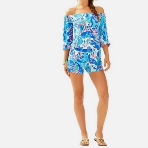 Lilly Pulitzer Lana Romper - Picture 3 of 10